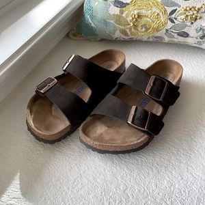 Birkenstock Arizona Soft Footbed-Mocha Suede EU 38 (US Women’s 7-7.5)